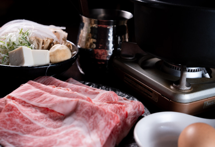 ▼特選すき焼きコース【神戸牛170g】